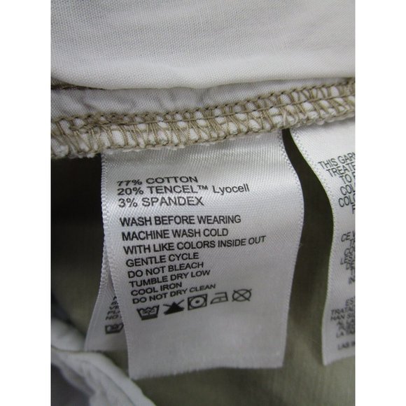 Tommy Bahama Pants 35X32 Chino Khaki Marlin Logo Trouser Preppy Tencel - Picture 8 of 10